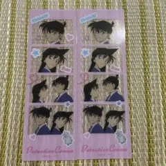 名探偵コナン キャラクリアフォト 工藤新一 毛利蘭 2枚