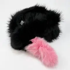 極美品 CHARLOTTE SIMONE ラクーン/フォックス ファー ストール