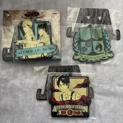 進撃の巨人 ラバーコースター3セット