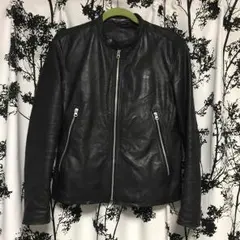 交渉可 レイジブルー シングルレザージャケット