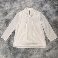 【美品】MICHEL KLEIN ミッシェル クラン シャツ　ホワイト　M