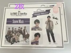 【未開封】SnowMan 1st Anniversary 深澤辰哉ステッカー2枚