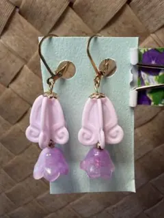ハンドメイド　ピアス　クラウンフラワー ピンク　Hawaii