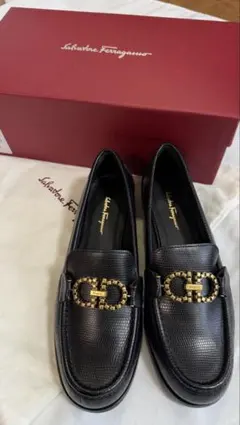 【極美品】Salvatore Ferragamo ガンチーニローファー24cm