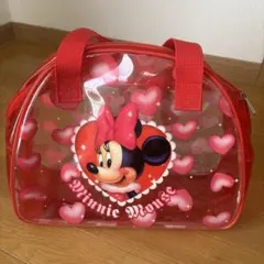 ミニーマウス プールバッグ 赤
