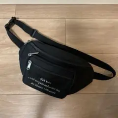 【ピンクラテ】ボディバッグ　ブラック