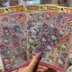 サンリオ キラッとホログラムシール3枚セット