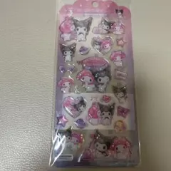 マイメロ、クロミ　ドロップジェリーシール　ぷっくりシール　サンリオ