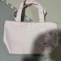 うさぎのキャラクター刺繍トートバッグ