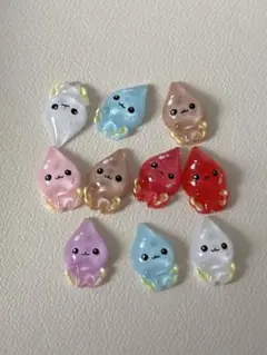 しずくちゃんネイルパーツ 10個