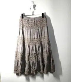 I.N.Cインターナショナルコンセプト✨スカート　ウエストゴム　メッシュ　S