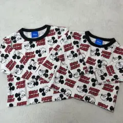 しまむら ミッキーマウス ロングTシャツ 100cm 90cm 2枚セット