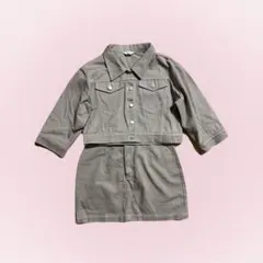 【美品】デニムジャケット セットアップ