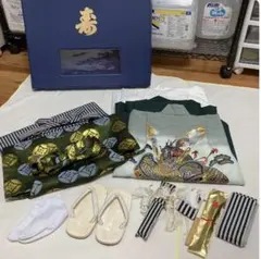 七五三 5歳 男の子 男児 アンサンブル 着物 羽織 袴 セット