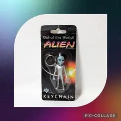 平成レトロ　THE GREY ALIEN　エイリアンキーホルダー1997製