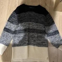 RAGEBLUE グラデーションニット L