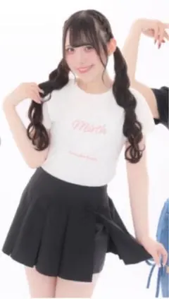 しまむら　あっとほぉーむカフェ　Tシャツ　ホワイト・L