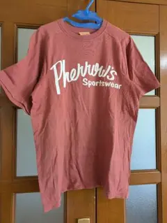 フェローズ最初期タグ 赤茶 Tシャツ FREEサイズ