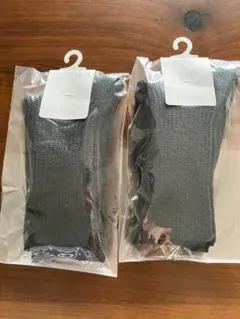 familiar ベビーソックス14-16(15cm)黒 ブラック無地2足セット