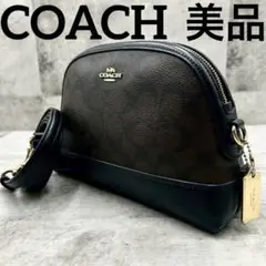 【未使用級】コーチ COACH ショルダーバッグ PVC シグネチャー 斜め掛け COACHコーチ ショルダーバッグ PVC シグネチャー レザー 2way