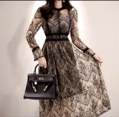 二次会 お呼ばれ 結婚式 レースワンピース