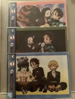 鬼滅の刃　一番くじ　G賞　ビジュアルボード　3点セット　かまぼこ