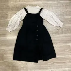 140サイズavvジャンバースカートcoen長袖トップス