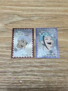 ツイステ　カリム　フロイド　切手風ステッカー　アニメイト　特典