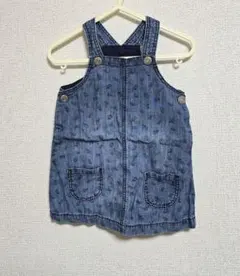 H&M デニム ジャンパースカート 75