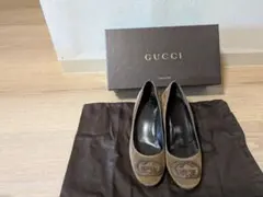 GUCCI スエード パンプス インターロッキングG 36.5のサムネイル