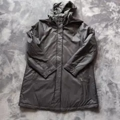 お値下げしました 中綿入りフード付き黒ナイロンジャケット