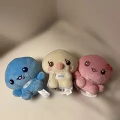 しずくちゃん ベビーマスコットキーホルダー 3種セット