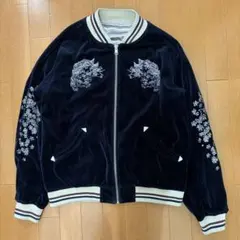 TAKEOKIKUCHI スカジャン　ベロアブルゾン