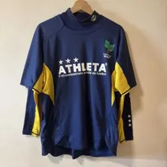 ATHLETA サッカー プラクティスシャツ 半袖 長袖 インナー付き O