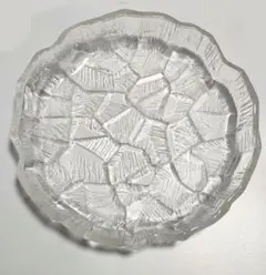 江戸切子風 四角カットガラス丸皿17.8cm 2枚 - メルカリ