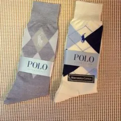 Polo Ralph Lauren ダイヤモンド柄ソックス 25-26cm