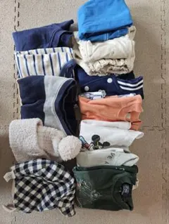 男の子用子ども冬服（〜80cm）（トップス、帽子、アウター）