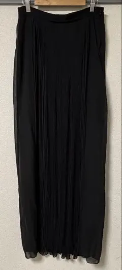 ZARA BASIC ザラ ベーシック 黒 プリーツ ロングスカート Mサイズ