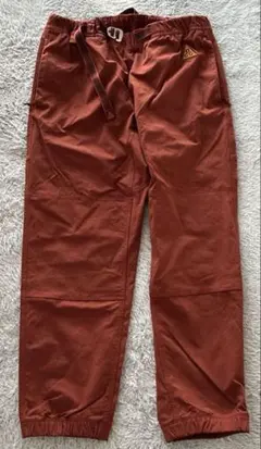 【美品 希少】NIKE ACG トレイルパンツ M 刺繍ロゴ ベルト付 ナイロン