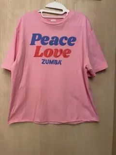 正規品　ZUMBA ピンクTシャツ　フリーサイズ