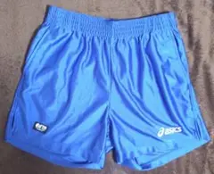 asics 卓球 ゲームパンツ 青