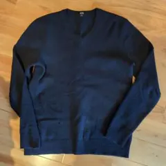 UNIQLOネイビー Mサイズ ニットセーター