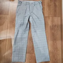 EDWIN GOLF エドウィンゴルフ ロングパンツ チェック柄 グレー系