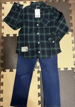 ★1点未使用★クレードスコープ 長袖シャツ&デニムパンツ 120 2点セット