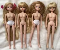 フレンド4体 タカラ TAKARA 当時物 リカちゃん ひなちゃん もえちゃん
