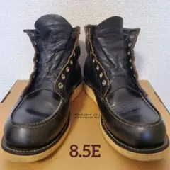 【四角犬タグ】RED WING ブラック 8.5E 26.5cm