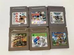 ★6本まとめ★ ゲームボーイ ソフト まとめ売り