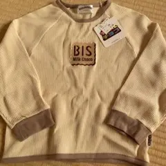 本日値下げ！BIS チロルチョコ刺繍 ワッフル長袖Tシャツ 110cm