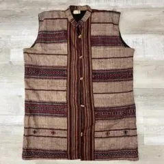 k*i様 古着 90年代 UNKNOWN エスニックベスト メンズXL