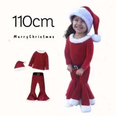 SALE❣️サンタさんセットアップドレス 110 赤 可愛い お洒落 人気